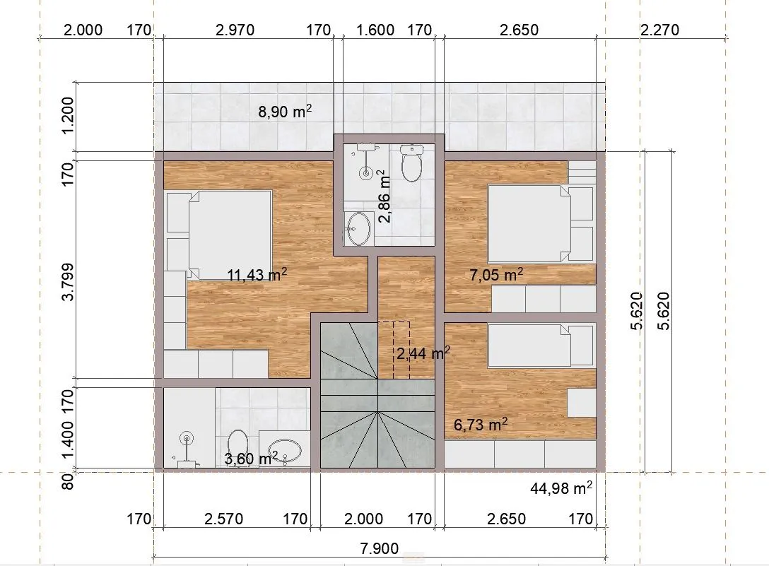 Imagem Apartamento à venda em Caxias do Sul, Santa Lucia, com 2 quartos, 82.35m2
