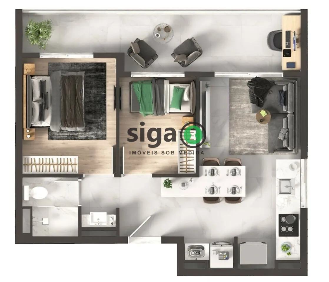 Imagem APARTAMENTO Á VENDA NA VILA SUZANA, 2 QUARTOS E 1 VAGA!