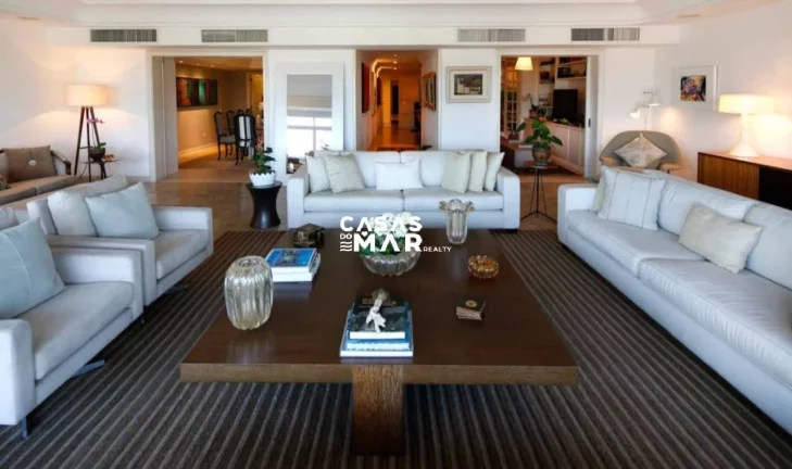 Imagem Apartamento de Luxo Frente Mar em Ipanema, RJ - 4 Quartos, 3 Suítes, 400m² - Mobiliado por Arquiteto Profissional