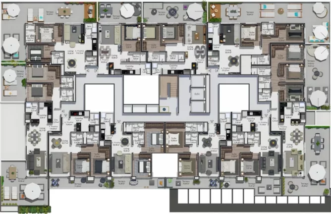 Imagem Condado San Diego - Apartamento à venda no bairro Zona Nova - Capão da Canoa/RS