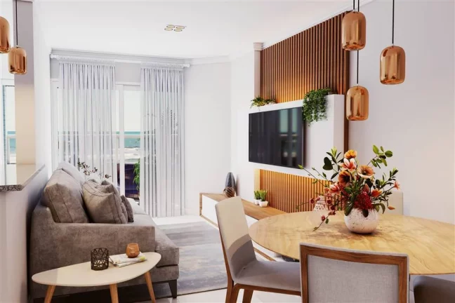 Imagem APARTAMENTO COM 75.52 m² - CAIÇARA - PRAIA GRANDE SP