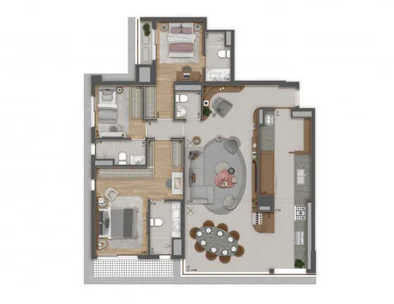 Imagem Apartamento com 4 Quartos à Venda, 132 m² em Bela Vista - São Paulo