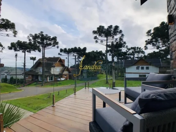 Imagem Lindo sobrado no Aspen Mountain de Gramado com 05 suítes mobiliado e decorado