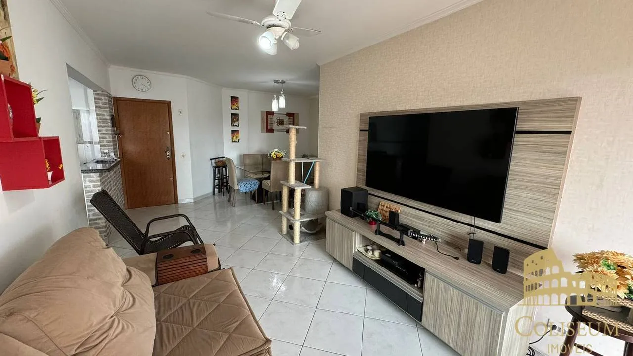 Imagem Apartamento com 3 dormitórios à venda, 114 m² por R$ 770.000 - Vila Assunção - Praia Grande/SP