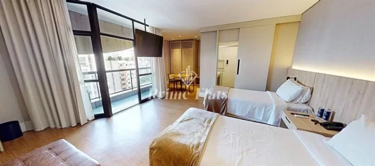 Imagem Flat disponível para venda no Hotel Address Faria Lima by Intercity, com 42m², 1 dormitório e 1 vaga