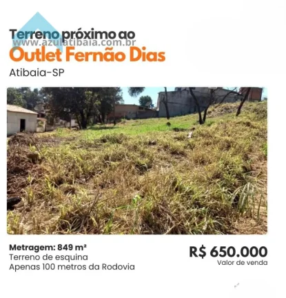 Imagem Terrenos para Galpão à Venda  Próx. Fernão Dias, Atibaia