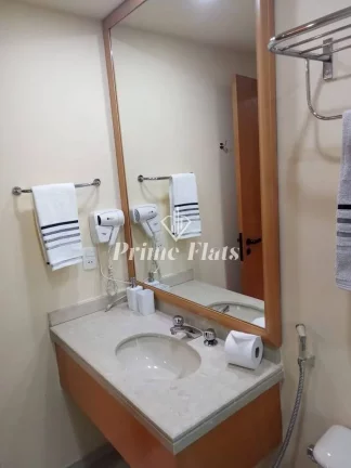Imagem Flat disponível para locação no Hotel Intercity Interative Jardins, com 23m², 1 dormitório e 1 vaga