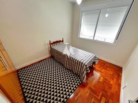 Imagem Apartamento com varanda e de frente no gonzaga - 03 dormitórios
