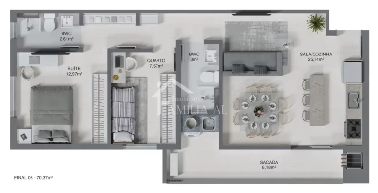 Imagem APARTAMENTO RESIDENCIAL HAIA NO COSTA E SILVA