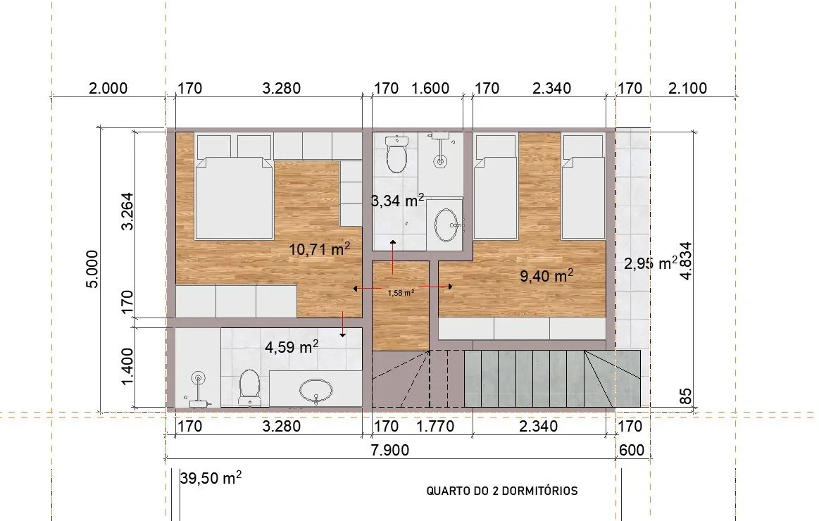 Imagem Apartamento à venda em Caxias do Sul, Santa Lucia, com 2 quartos, 82.35m2