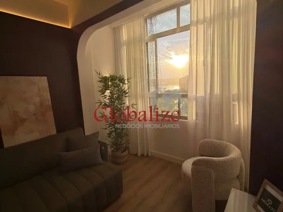 Imagem Apartameno à venda com 65m², 2 quartos, 1 suíte, frente mar, 1 vaga por R$885.000,00 no José Menino em Santos