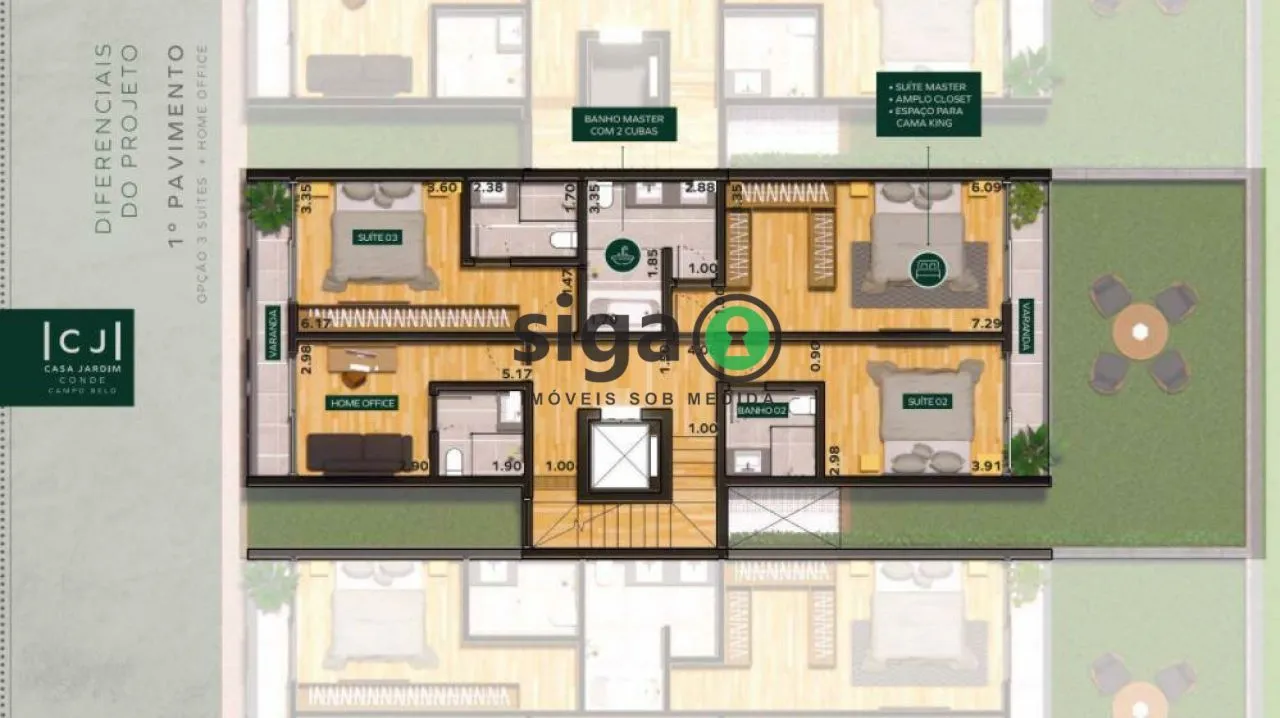 Imagem Casa em Condomínio Residencial em Campo Belo