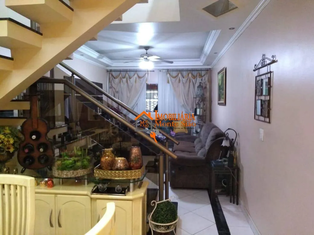Imagem Sobrado com 3 dormitórios à venda, 160 m² por R$ 670.000,00 - Jardim Santa Clara - Guarulhos/SP