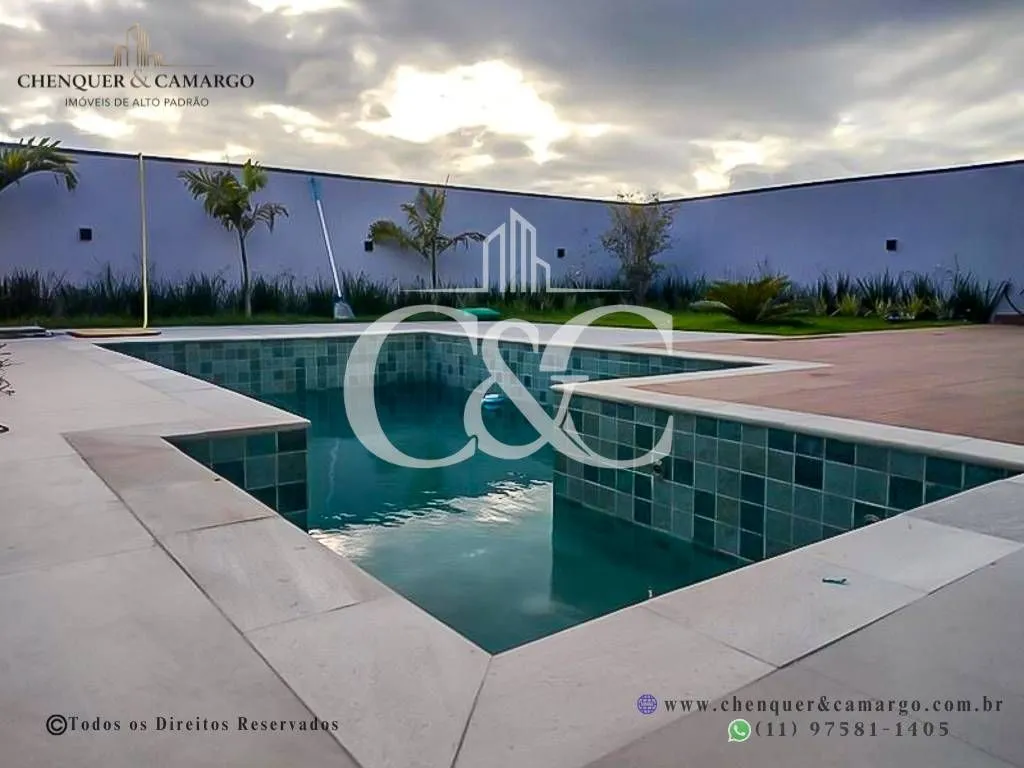 Imagem Casa à venda no Brisas Jundiaí, 265m², 4 suítes com varanda, piscina com SPA e vista Serra