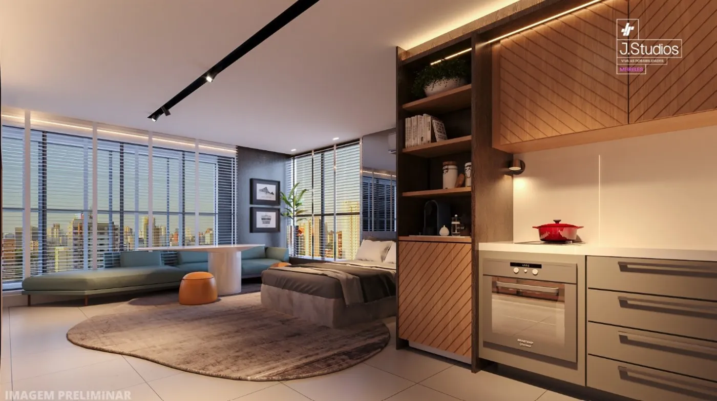 Imagem Apartamento para Venda em Fortaleza, Meireles, 1 suíte