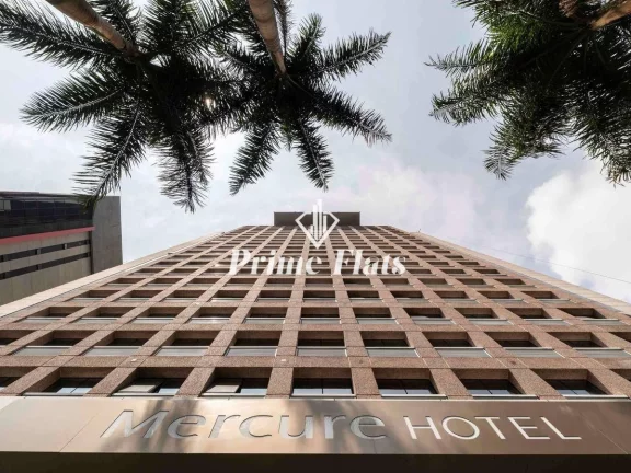 Imagem Flat disponível para venda no Mercure São Paulo Bela Vista, com 28m², 1 dormitório e 1 vaga de garagem