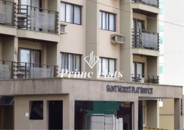 Imagem Flat disponível para venda no Saint Moritz Flat Service, com 48m², 1 dormitório e 1 vaga