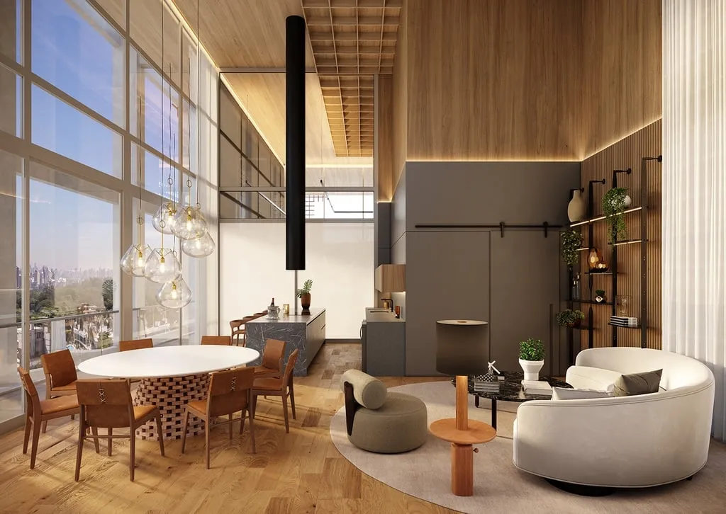 Imagem Com um estilo contemporâneo, sofisticado e inspirador, o Hive Ibirapuera oferece 42 residências ex...