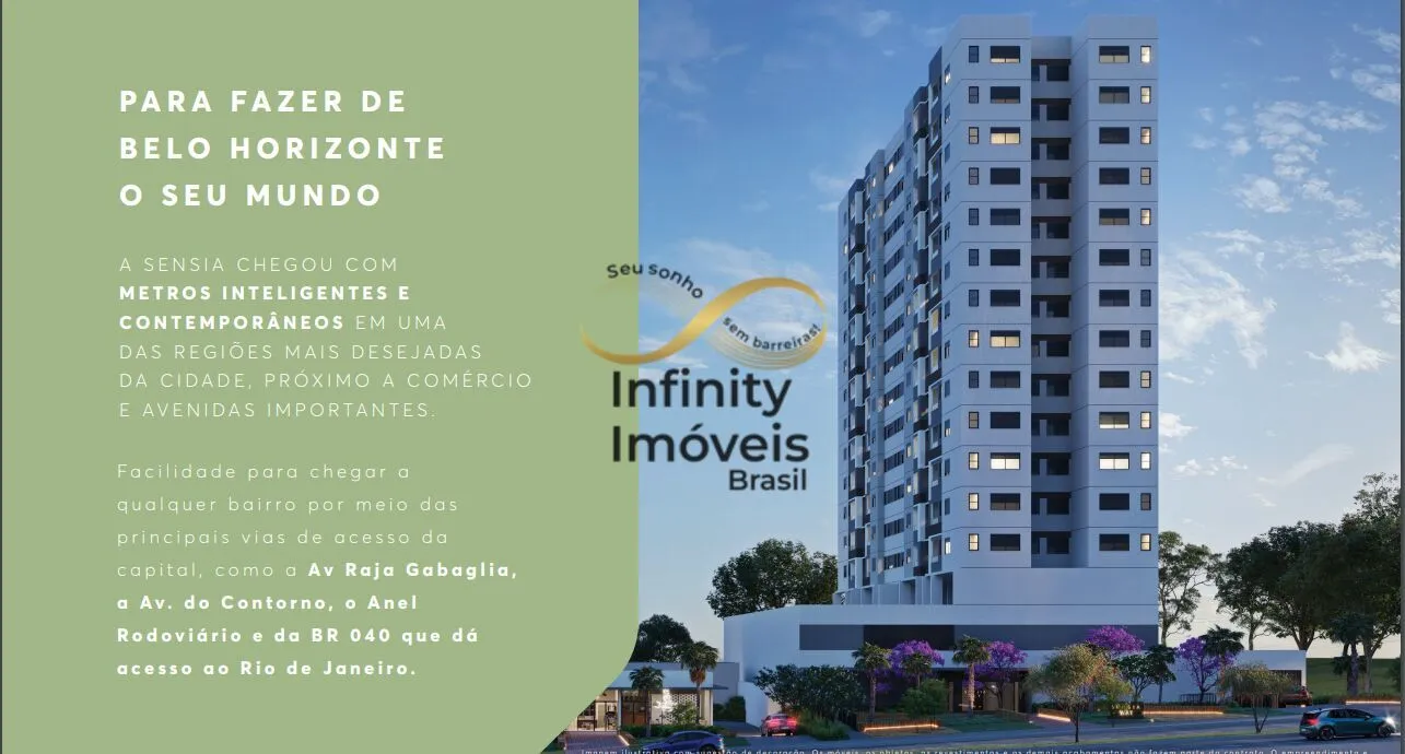 Imagem SENSIA WAY ESTORIL - Apartamento à venda no bairro Estoril - Belo Horizonte/MG