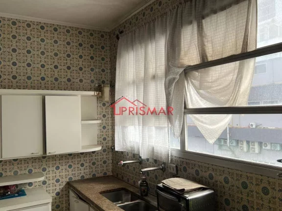 Imagem Vende apartamento frente mar gonzaga 2 vagas