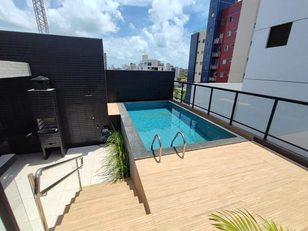 Imagem Apartamento com 1 dormitório, 30 m² - venda por R$ 389.989,00 ou aluguel por R$ 2.849,00/mês - Intermares - Cabedelo/PB