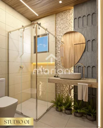 Imagem Flat/Loft/Estúdio com 1 quarto, Centro - Balneário Piçarras