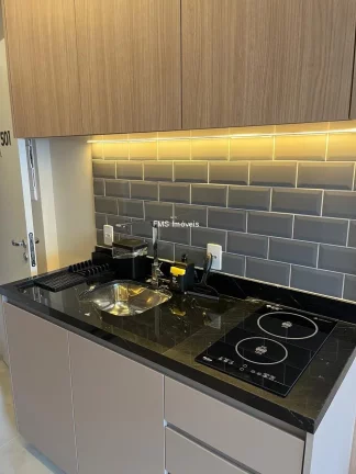 Imagem Apartamento à venda ou locação no Paraíso, com 1 quarto, 1 vaga.