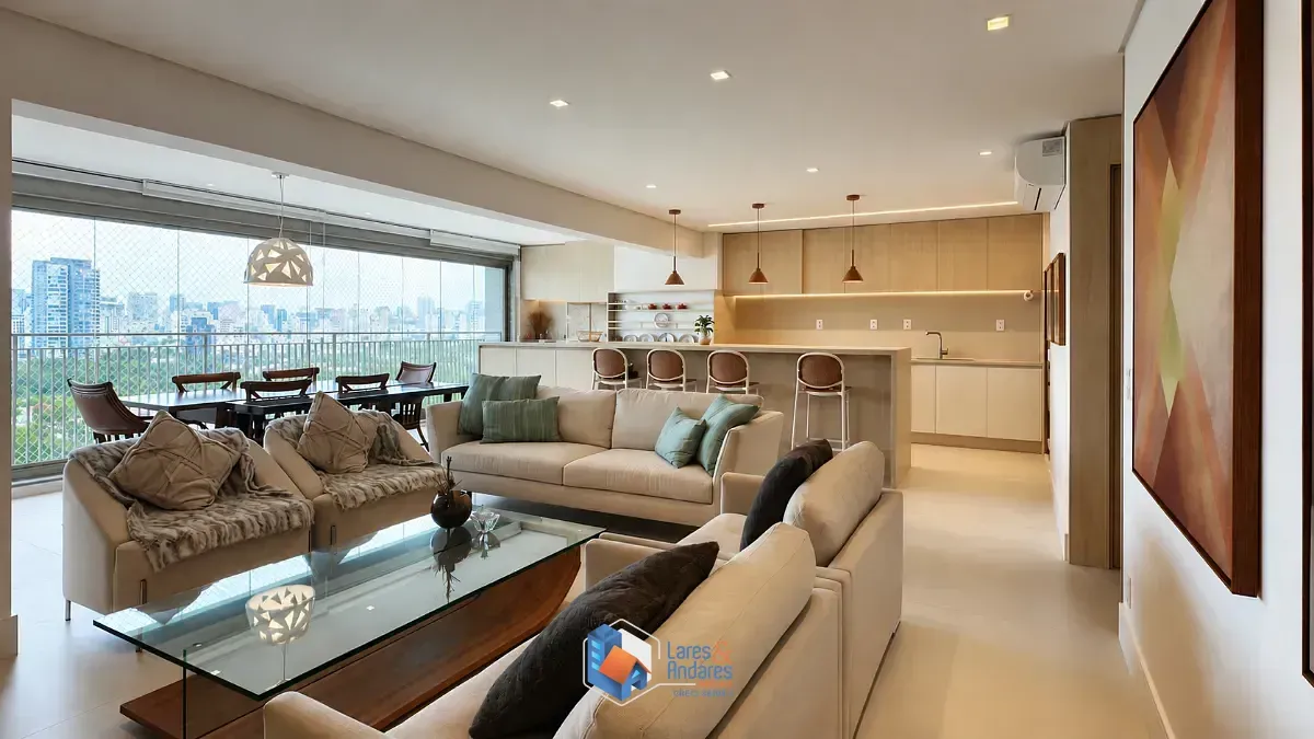 Foto do imóvel Apartamento para venda em Moema com 3 quartos, sendo 3 suítes, 149m² em Avenida Cotovia