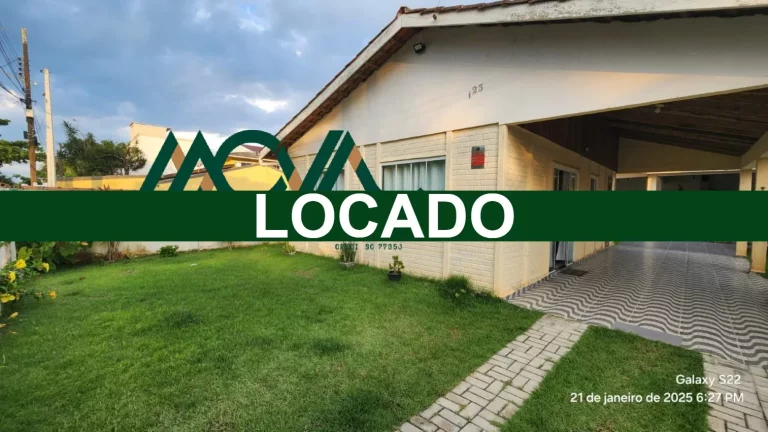 Foto do imóvel Casa disponível para locação mensal em Itapoá SC
