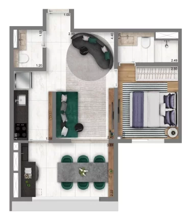 Imagem Apartamento à venda no bairro Alto do Ipiranga - São Paulo/SP