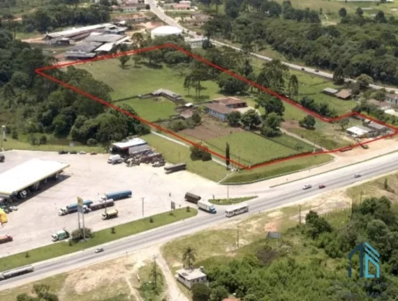 Foto do imóvel Área de 24.800m2 na Rodovia BR 116 (Regis Bitencourt) em Curitiba/PR