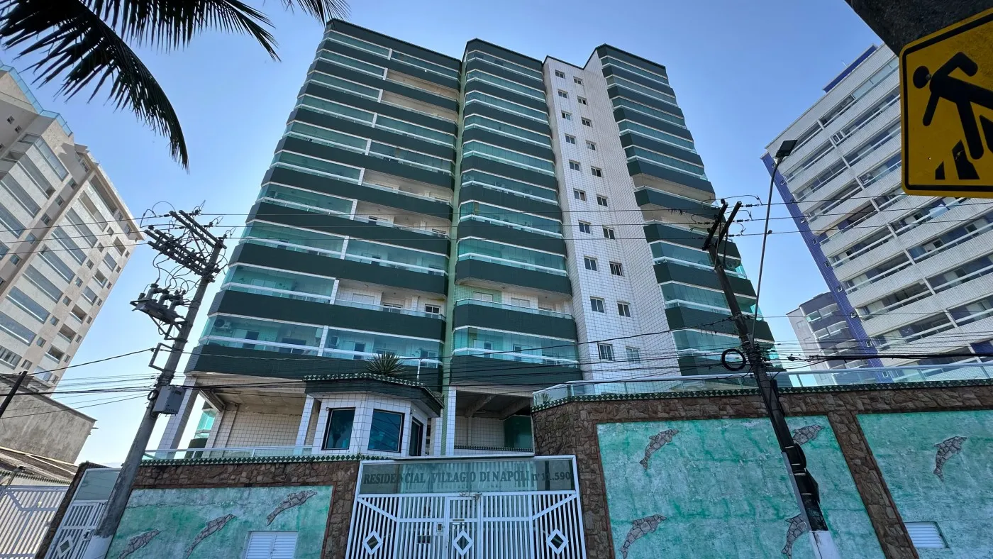 Foto do imóvel Apartamento para Venda em Praia Grande, Maracanã, 3 dormitórios, 1 suíte, 1 banheiro, 2 vagas