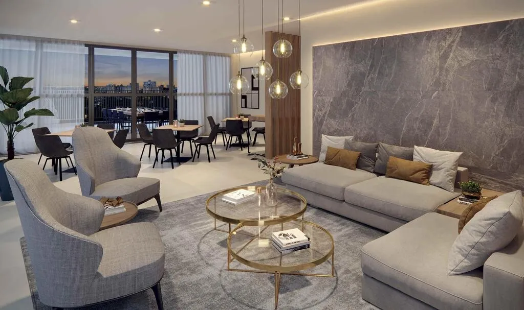 Imagem A praticidade que combina com sofisticação. Apartamentos residenciais de 85m² a 104m² e studios ...
