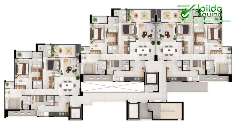 Imagem Apartamentos de 3 suítes, lavabo, 2 ou 3 vagas no melhor do Dionísio Torres