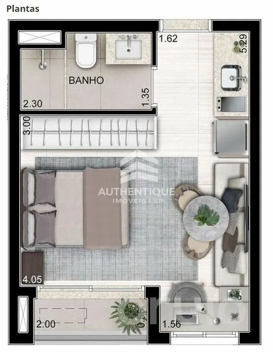 Imagem Quad Studios Campo Belo - Apartamento à venda no bairro Campo Belo - São Paulo/SP, Zona Sul