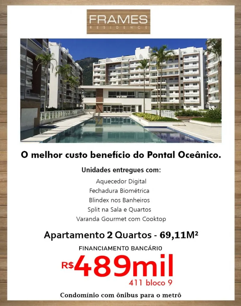 Imagem Apartamento a Venda no bairro Recreio dos Bandeirantes - Rio de Janeiro, RJ