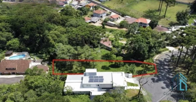 Imagem Terreno em condomínio com área total de 1078,55 m², e área privativa de 862,68 m² Santa Felicidade em Curitiba PR