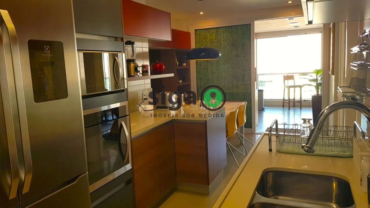 Imagem Campo Belo 161m² alto padrão com 3 suítes varanda gourmet e quadra de tênis no condomínio