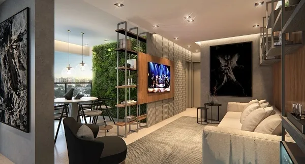 Imagem Se existe uma felicidade que se pode comprar, é aquela de viver bem, num apartamento do jeito que v...