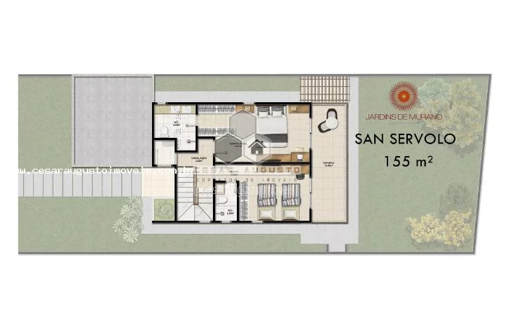 Imagem Jardins de Murano - Casas duplex em Alto Padrão no Eus?(C)bio