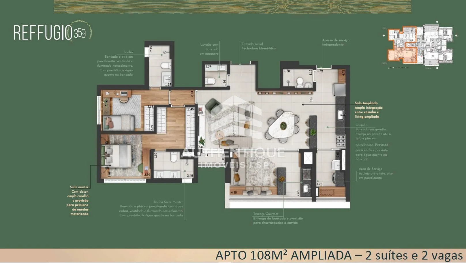 Imagem REFFUGIO 359 ACLIMACAO - Apartamento à venda no bairro Aclimação - São Paulo/SP, Zona Sul