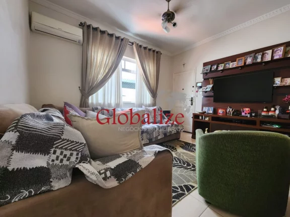 Foto do imóvel Apartamento à venda com 2 dormitórios, 1 vaga na Ponta da Praia em Santos por R$ 405.000,00