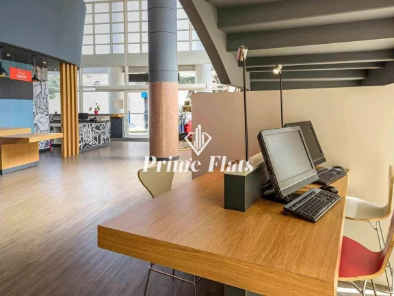 Imagem Flat disponível para venda no Íbis Guarulhos, com 18m², 1 dormitório e 1 vaga