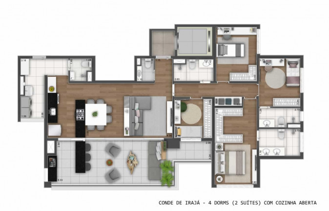Imagem Apartamento com 4 Quartos à Venda, 155 m² em Vila Mariana - São Paulo