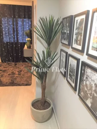 Imagem Flat disponível para venda no Ninety Hotel, com 33m², 1 vaga de garagem e 1 dormitório
