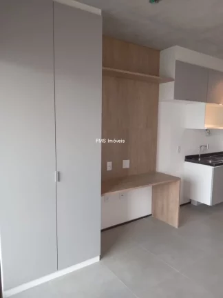 Imagem Apartamento para locação em São Paulo-SP, no bairro Cerqueira César: 1 quarto, 1 sala, 1 banheiro, 24m² de área.