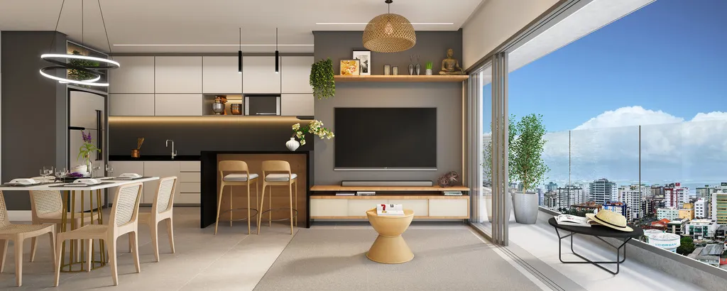 Imagem Apartamento à venda em Capão da Canoa, Navegantes, com 2 quartos, 72,43m2