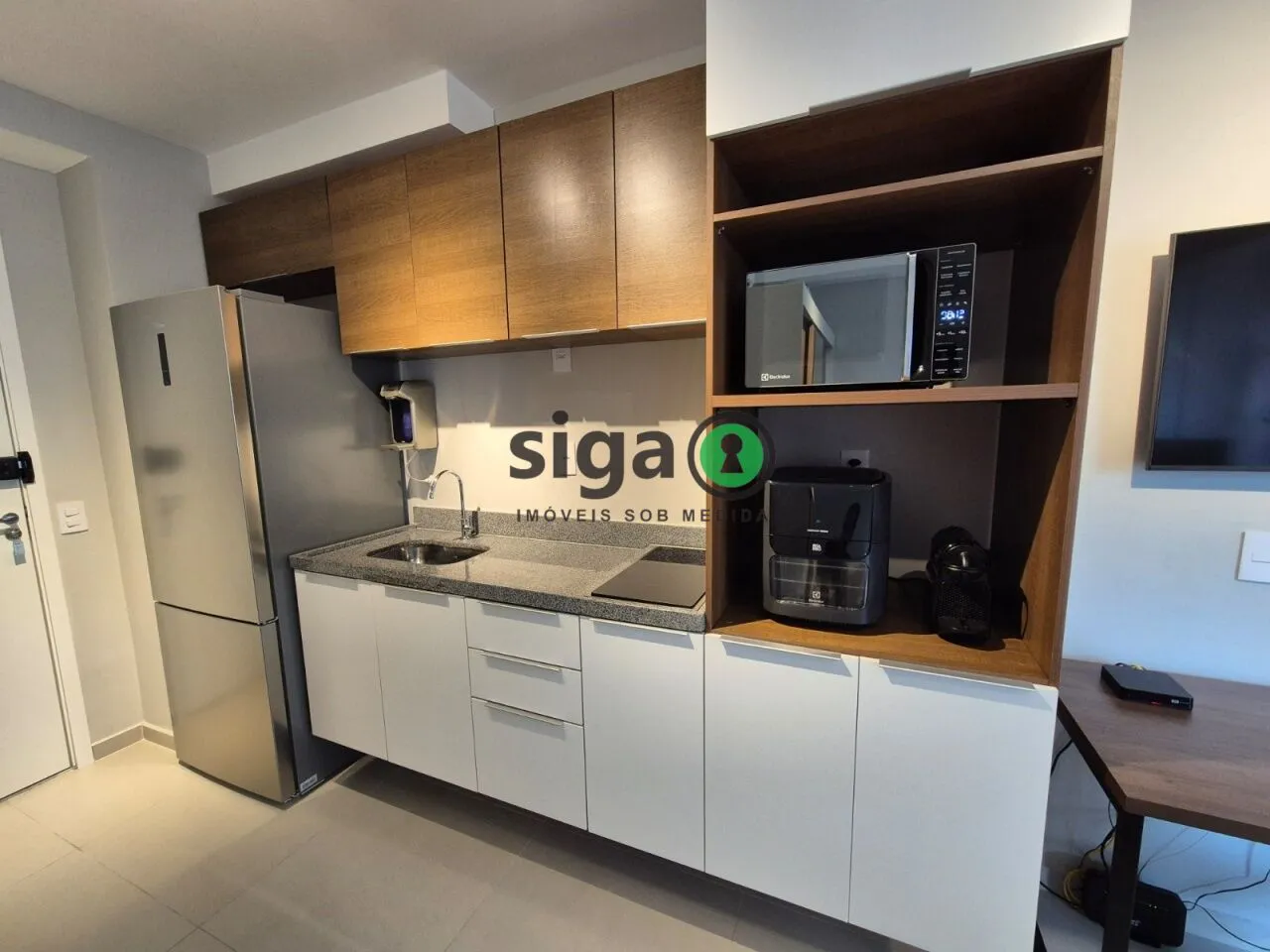 Imagem Apartamento de 24m² Mobiliado em Chacara Santo Antonio - São Paulo/SP