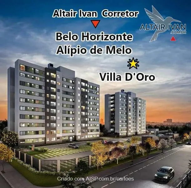 Imagem Apartamento à venda, no Villa D 'Oro, no Alípio de Melo em Belo Horizonte, Alípio de Melo, com 2 quartos, 42,99m2