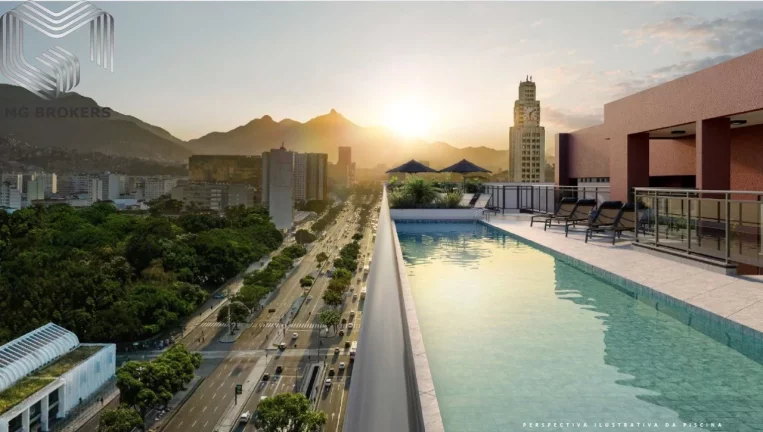 Imagem Apartamento à venda no Centro do Rio de Janeiro - 2 quartos, 1 sala, 54,50m² de área. Aproveite esta oportunidade!